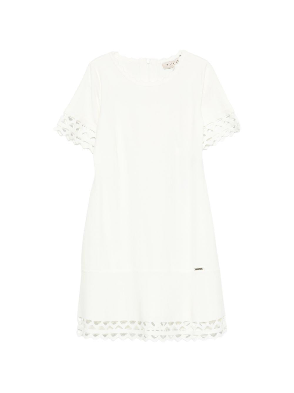 Abito bianco per bambina 261GJ3Q40 00526 Twin Set 