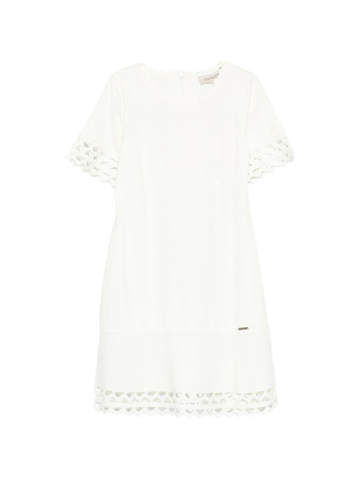 Abito bianco per bambina 261GJ3Q40 00526 Twin Set 