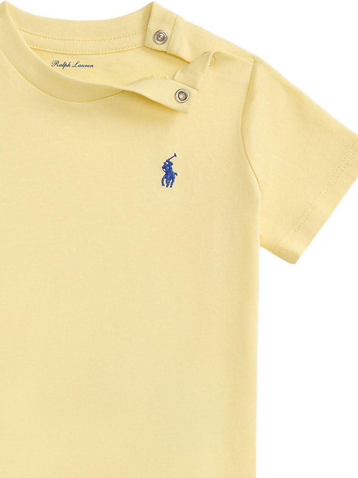 T-shirt giallo chiaro per neonato 320832904 509 Ralph Lauren Kids 