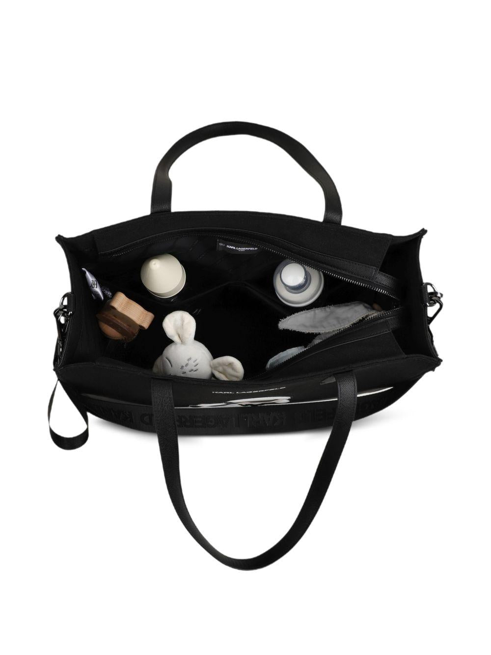 Borsa mamma nera Z31195 09B Karl Lagerfeld Kids 