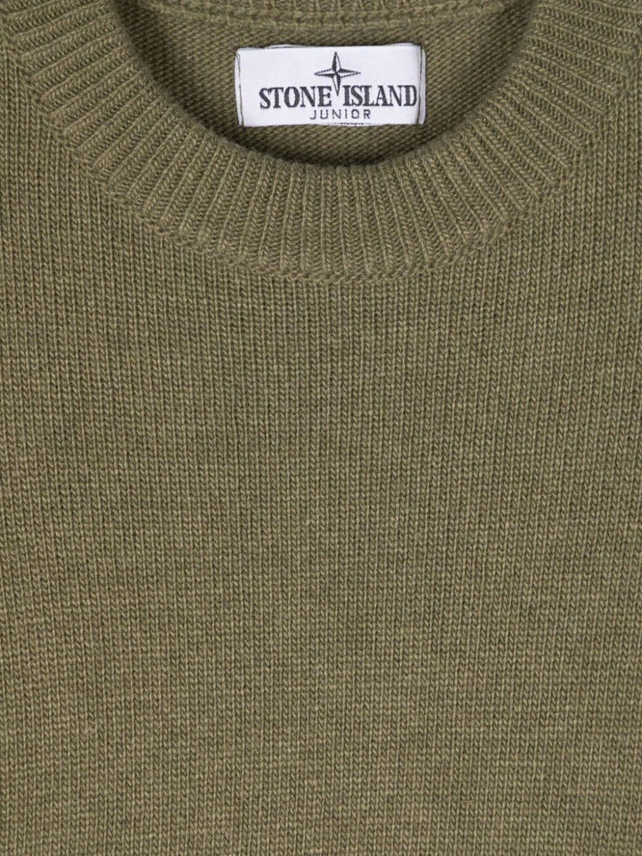 Maglione per bambino in cotone verde