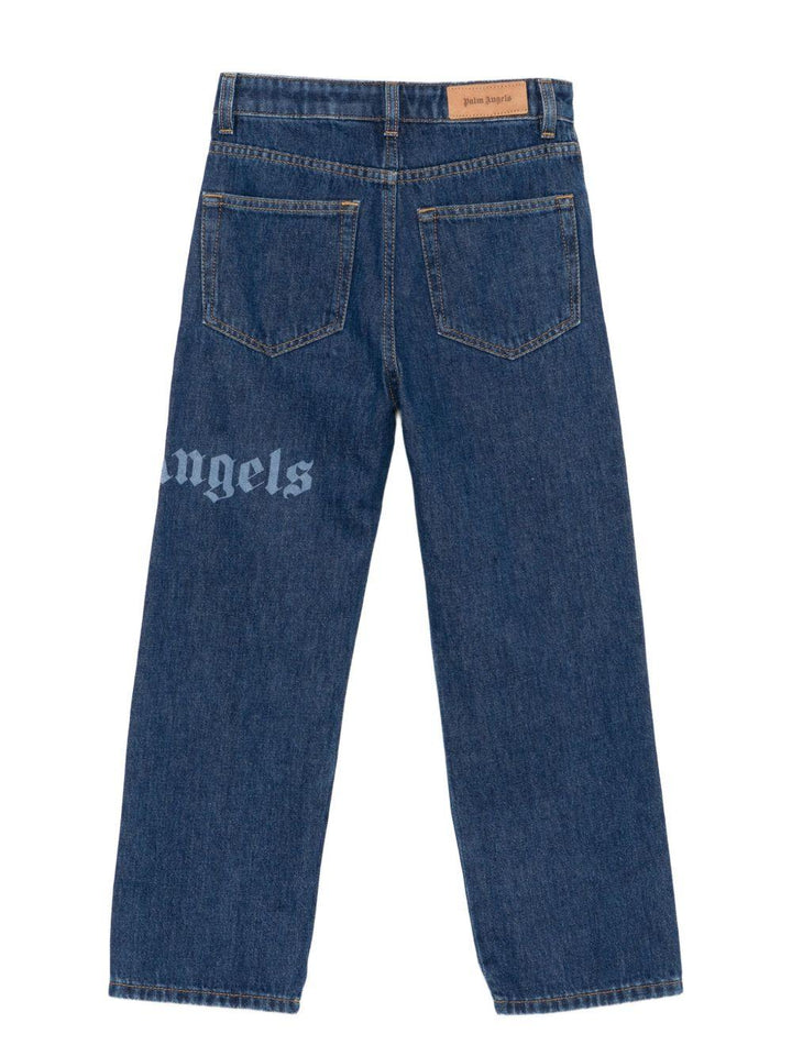 Jeans blu per bambino PBYA002F25DEN001 4540 Palm Angels Kids 