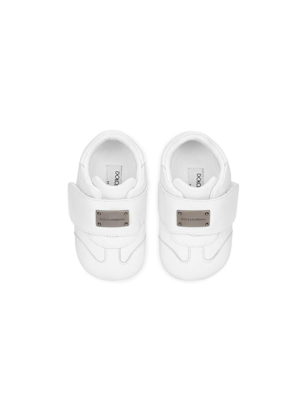 Scarpe bianche per neonato DK0147A1850 80001 Dolce & Gabbana Kids 