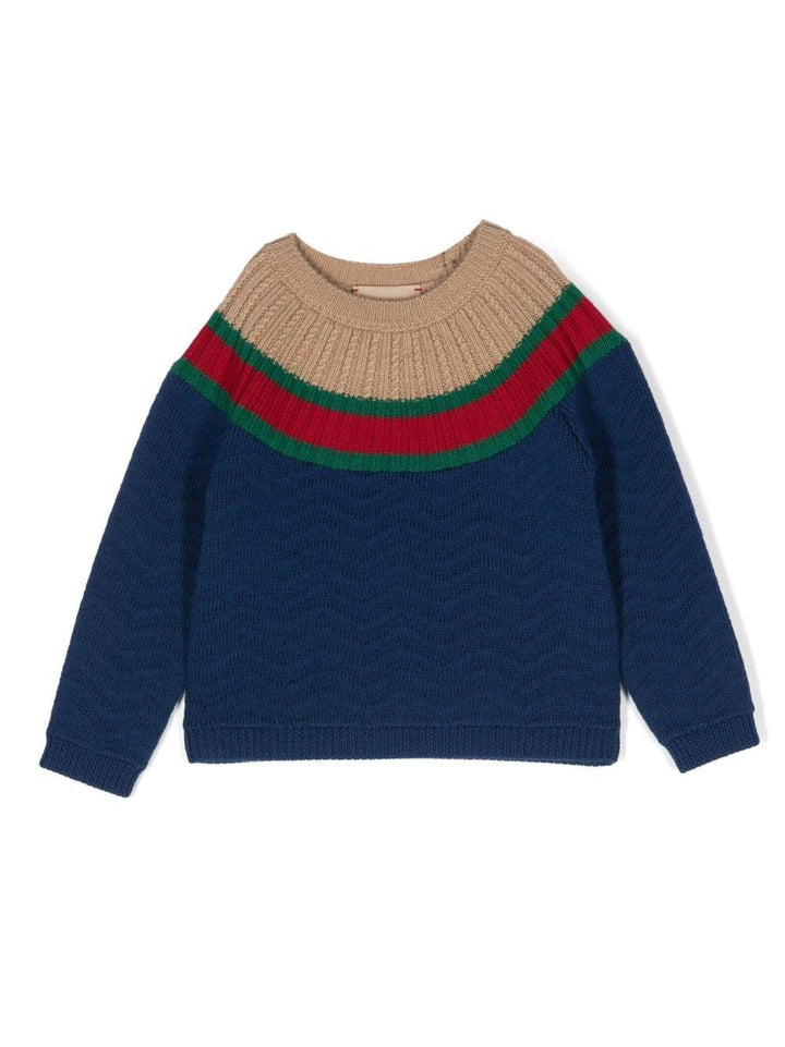Blue sweater for newborn