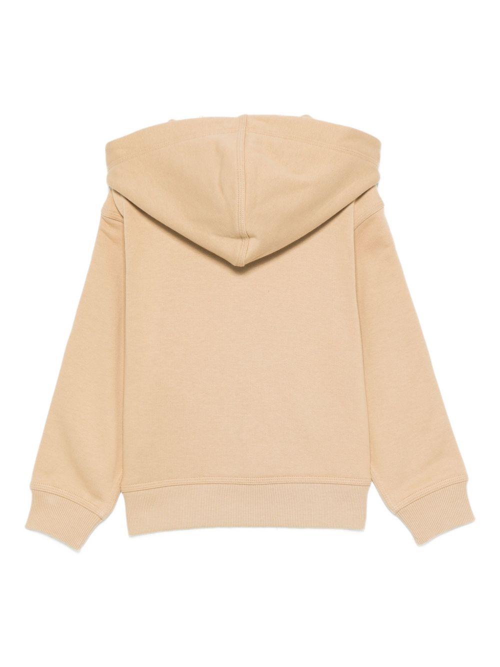 Felpa marrone chiaro per bambino 8108063 B9719 Burberry Kids 