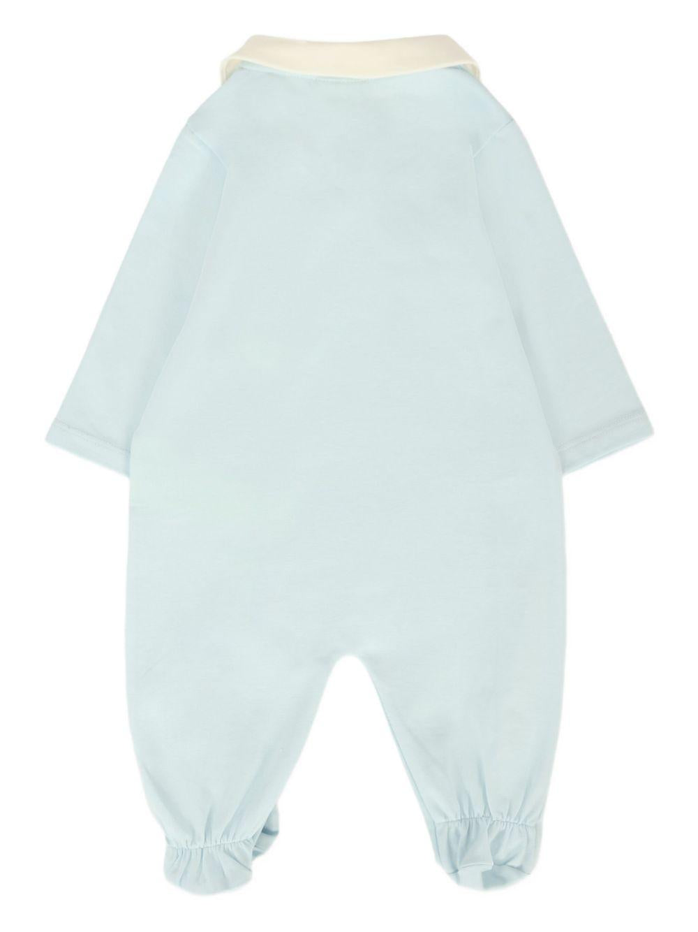Tutina azzurra per neonato BUK141ST8 F19J4 Fendi Kids 