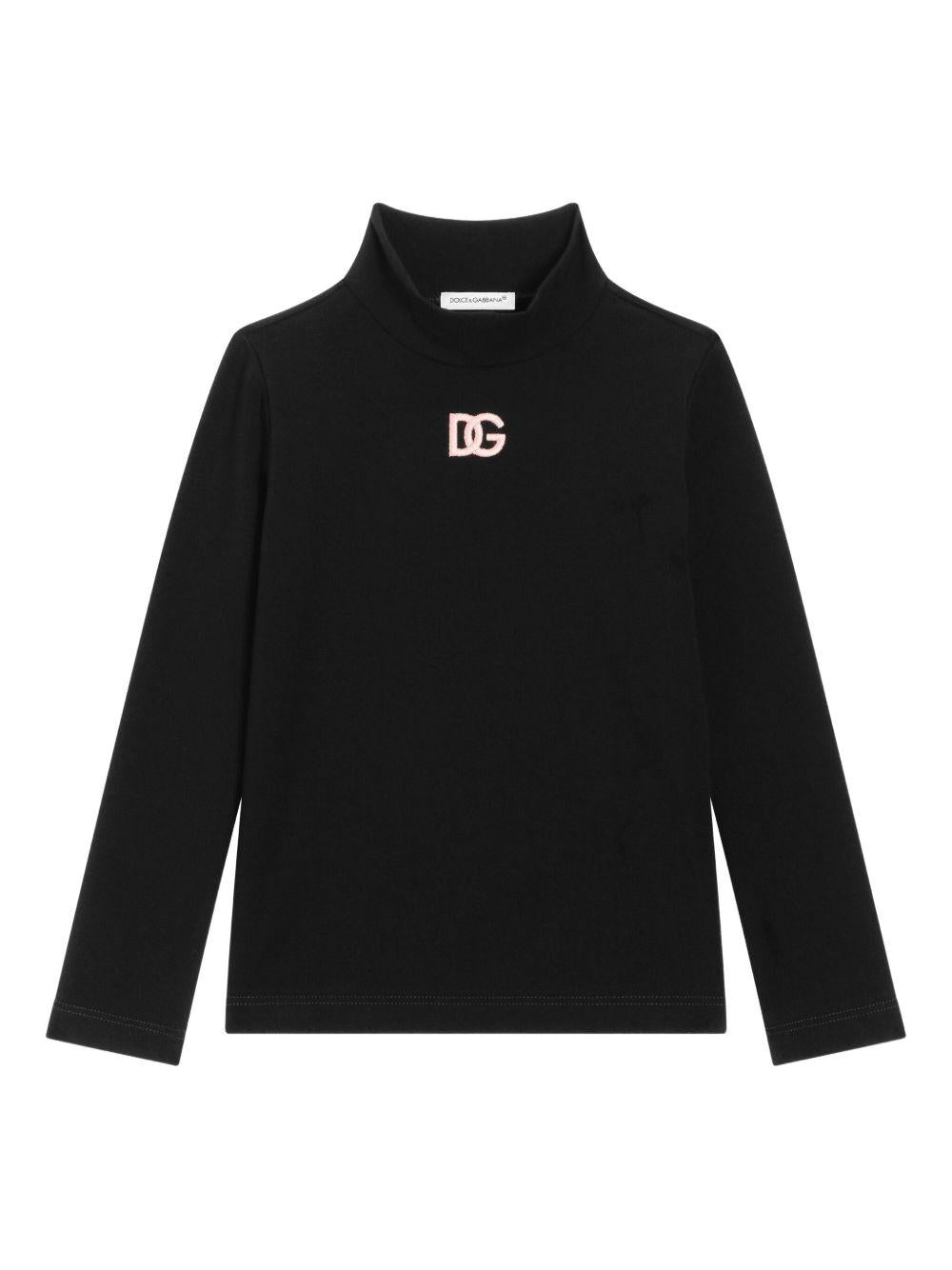 Dolcevita nero per bambina L5JTLEG7N9L N0000 Dolce & Gabbana Kids 