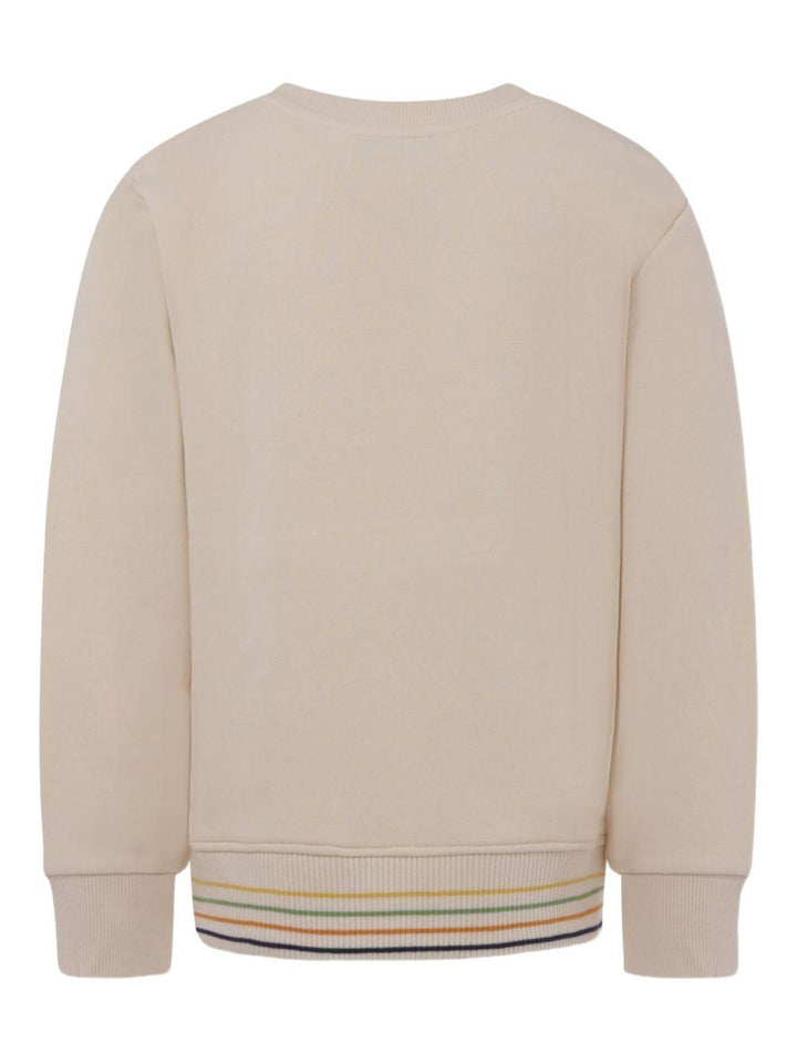 Felpa beige per bambino