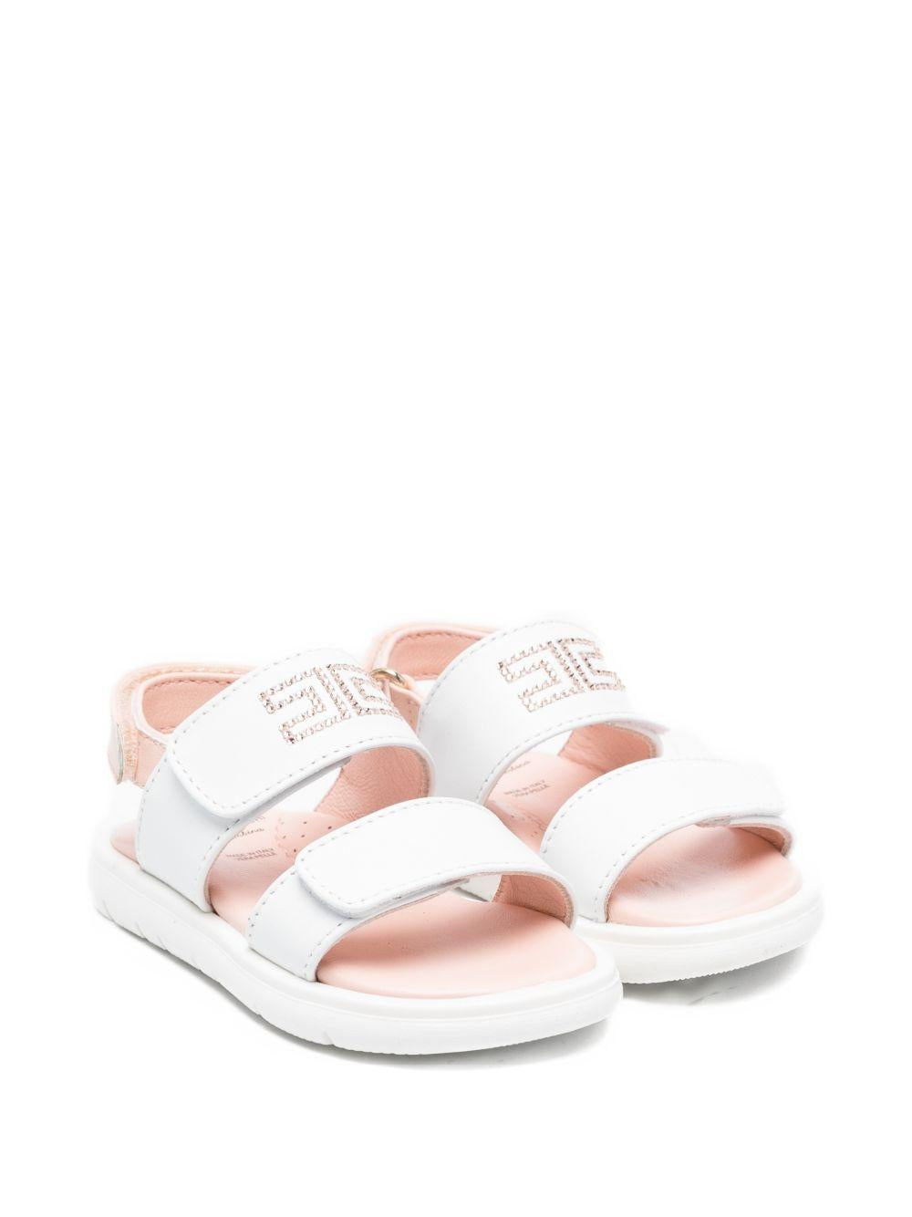 Sandali bianche per bambina F1A2E05500092 B078 Elisabetta Franchi Kids 