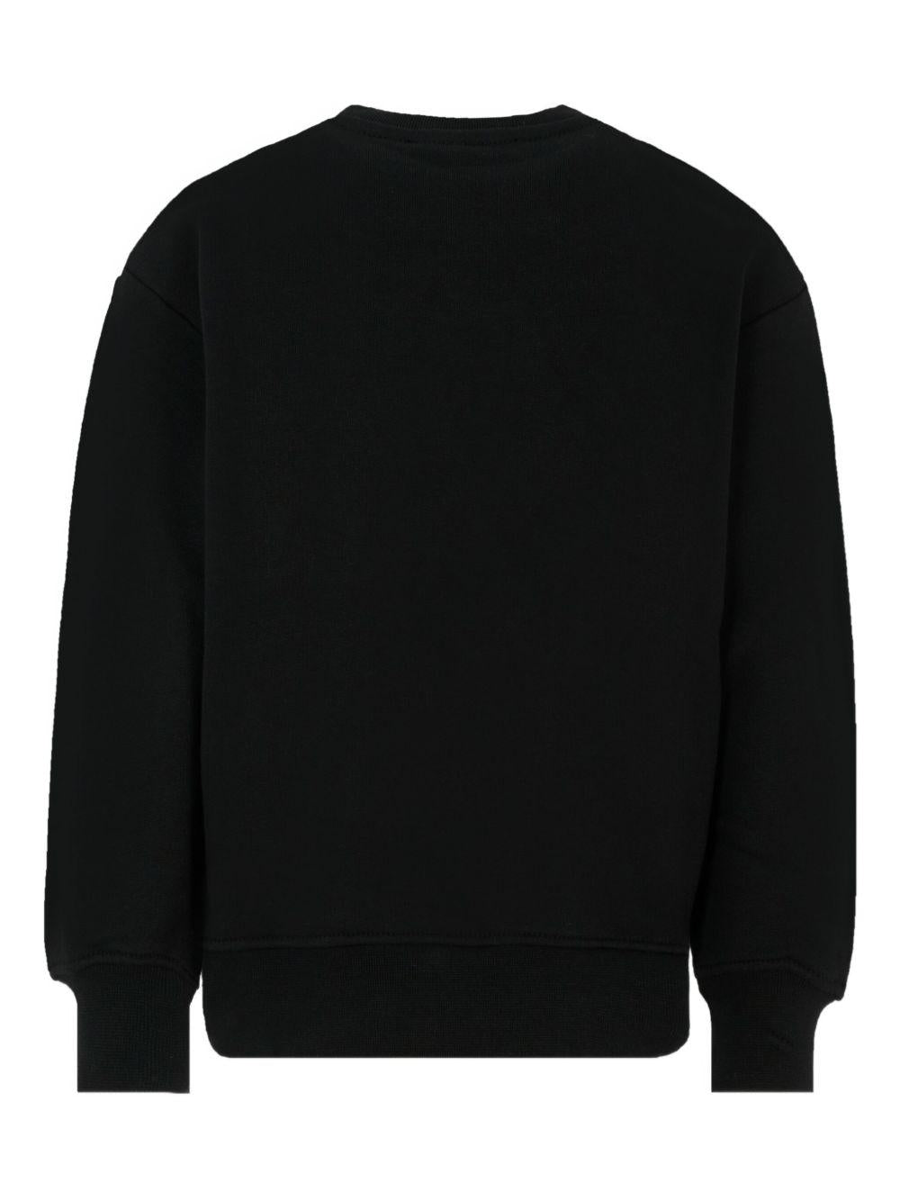 Felpa nera per bambino F5MSJUSW018 110 Msgm Kids 