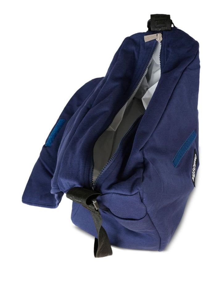 Borsa mamma blu per neonato MXX03DLCA40 40016 Moschino Kids 