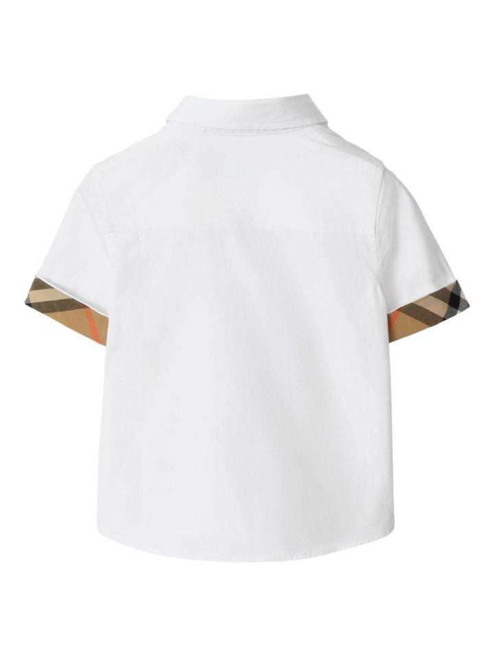 Camicia bianca per neonato 8121255 A1464 Burberry Kids 