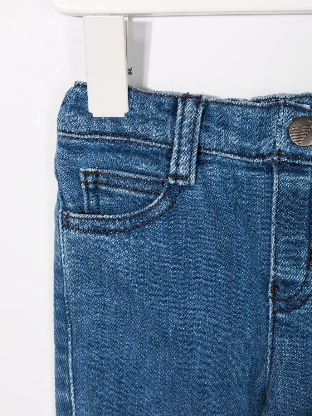 Jeans per neonata in cotone blu 8NHJ094D3BZ 0942 Emporio Armani Kids 