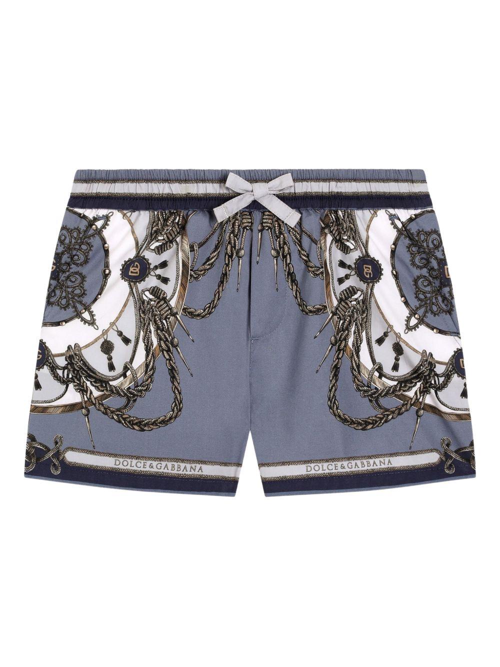 Costume blu per neonato L14Q07FI5NQ HT5XB Dolce & Gabbana Kids 