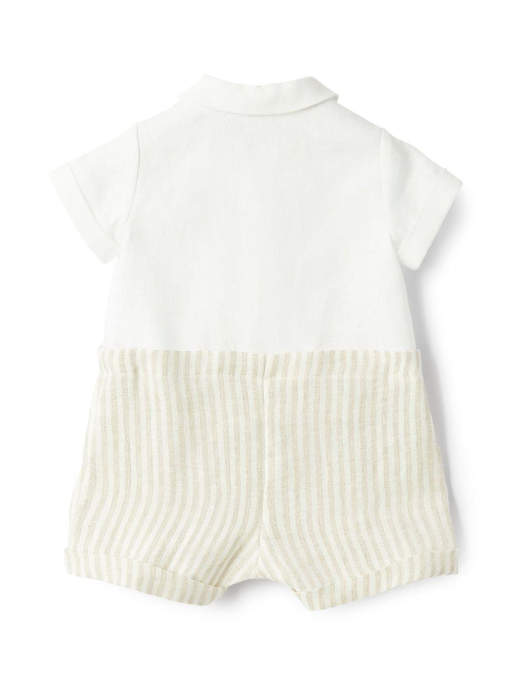 Pagliaccetto bianco per neonato