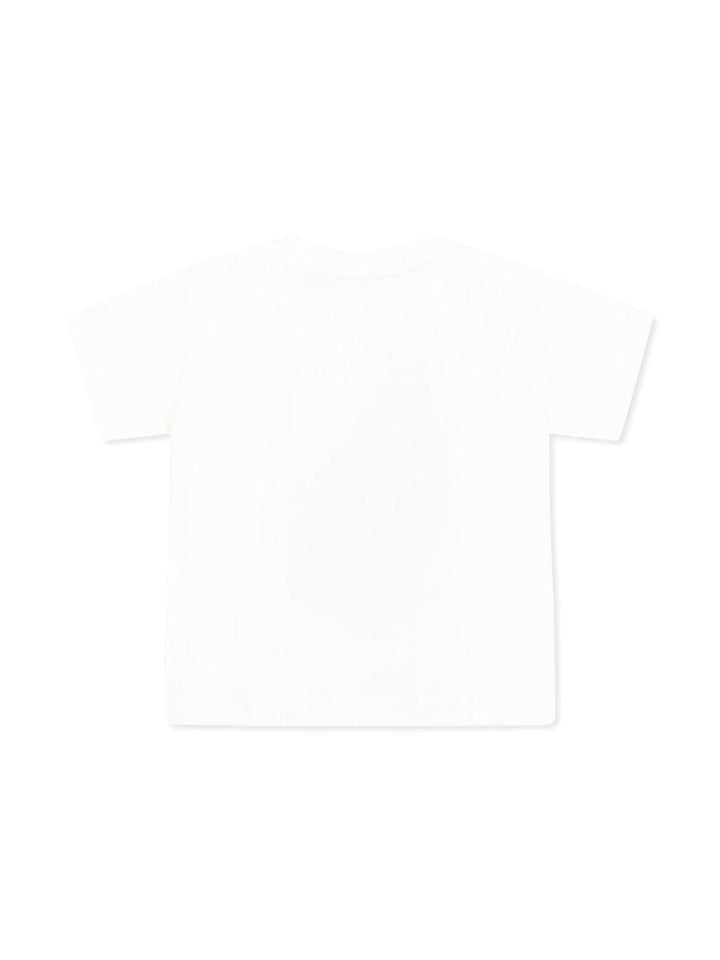 T-shirt bianca con stampa per neonato
