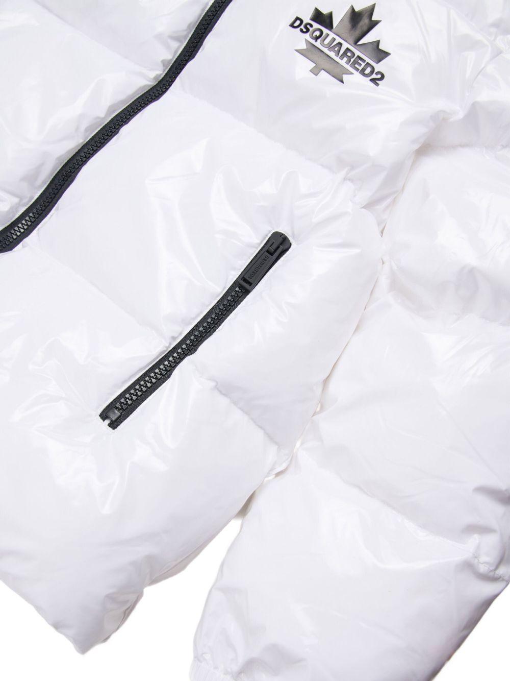 Giubbotto bianco per bambino DQ3042D0ADY DQ100 Dsquared2 Kids 