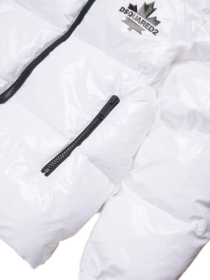 Giubbotto bianco per bambino DQ3042D0ADY DQ100 Dsquared2 Kids 