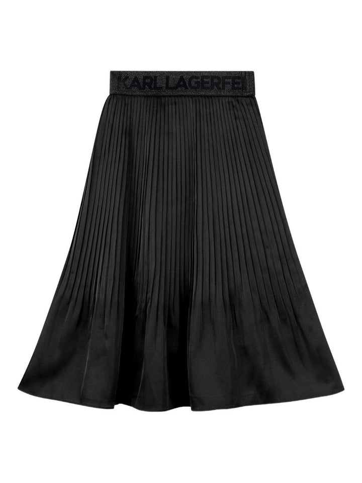 Gonna nera per bambina Z31112 09B Karl Lagerfeld Kids 