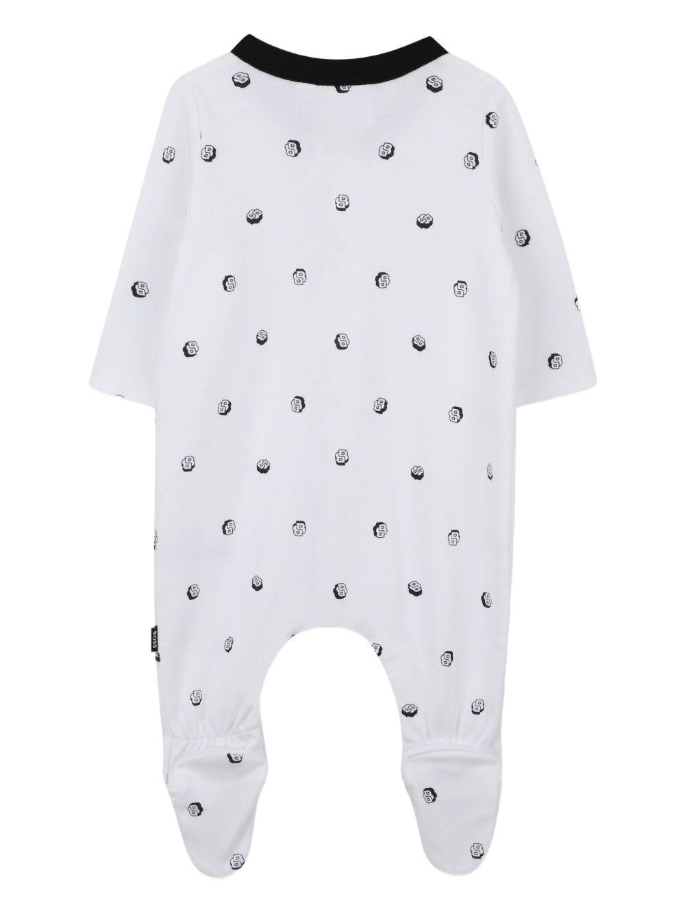 Tutina bianco/blu per neonato J52492 10P Boss Kids 