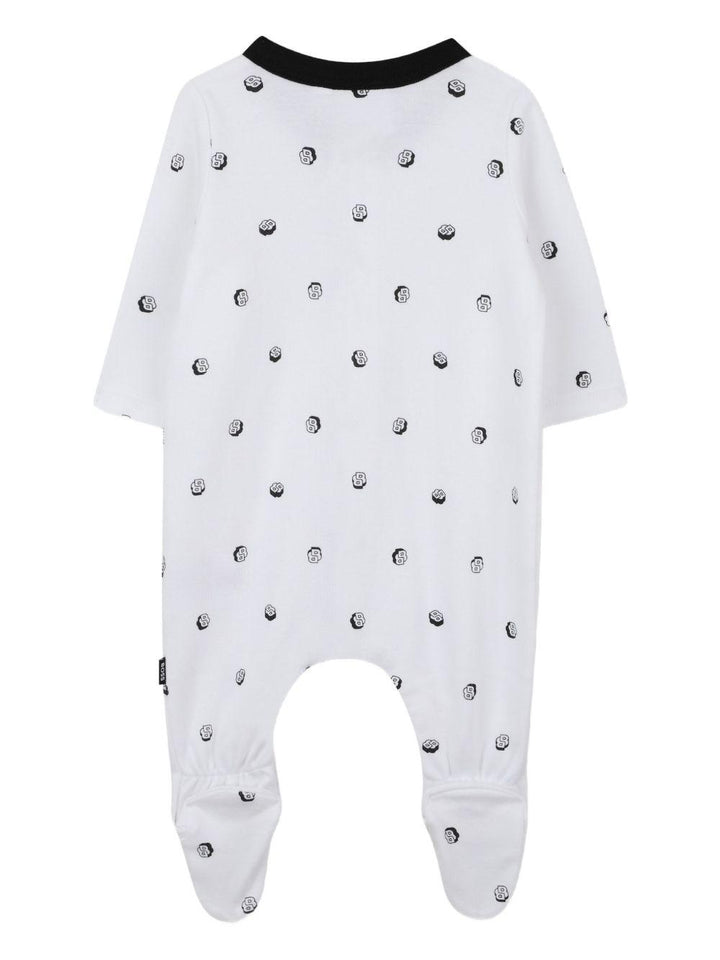 Tutina bianco/blu per neonato J52492 10P Boss Kids 