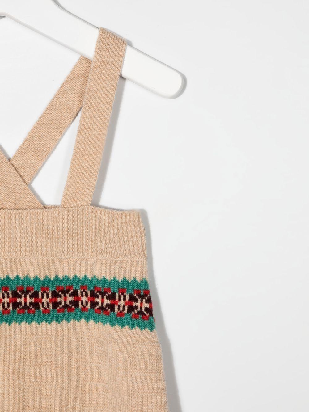 Salopette beige per neonato