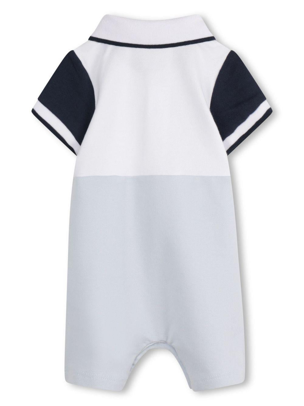 Tutina celeste/bianca per neonato J52207 771 Boss Kids 