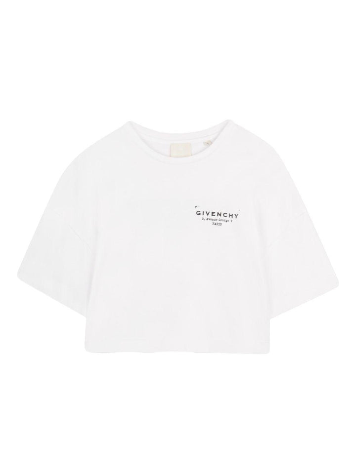 T-shirt bianco per bambina H31224 10P Givenchy Kids 