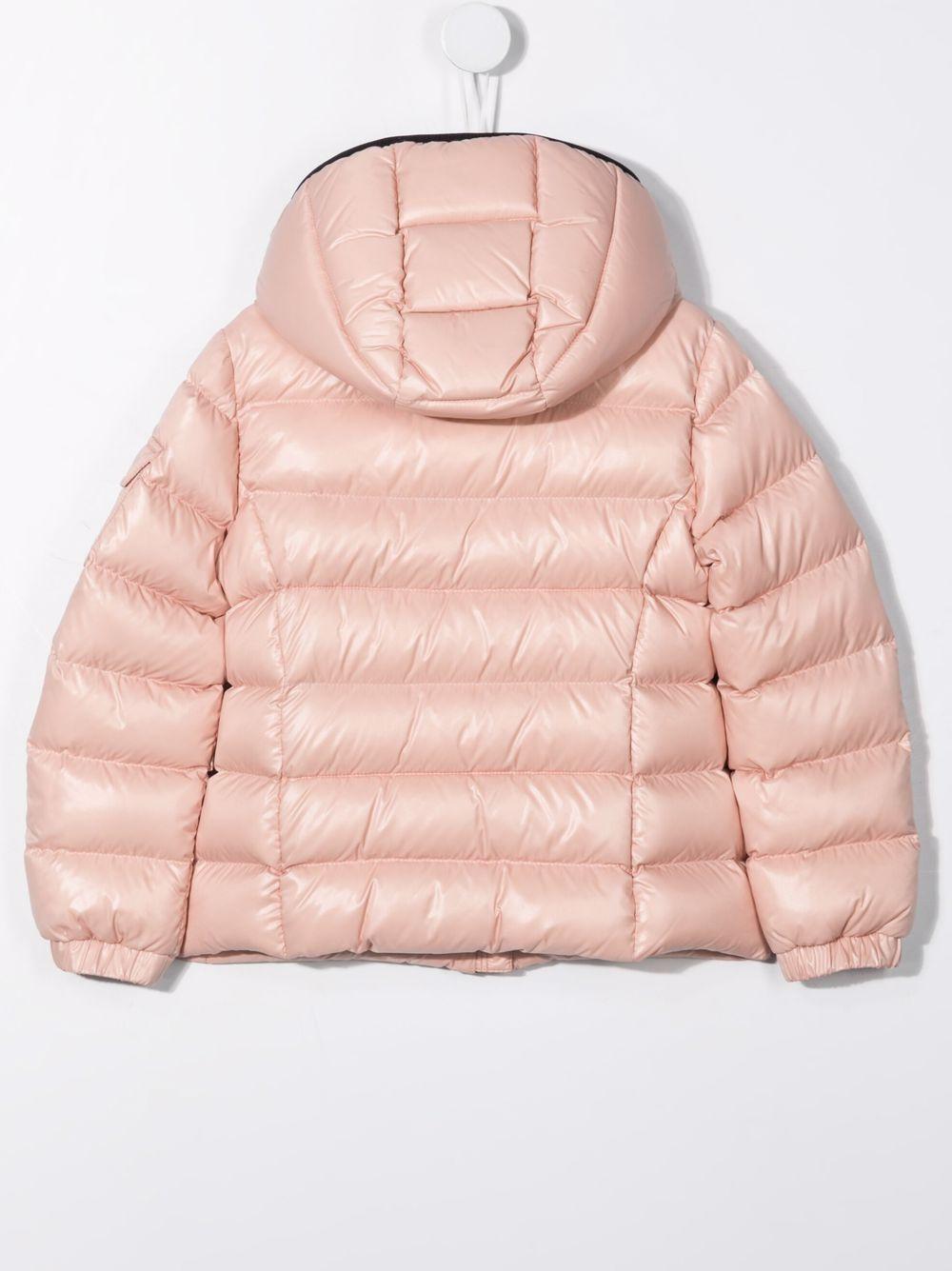 Giubbotto rosa pallido/nero per bambina 9541A5271068950 512 Moncler Kids 