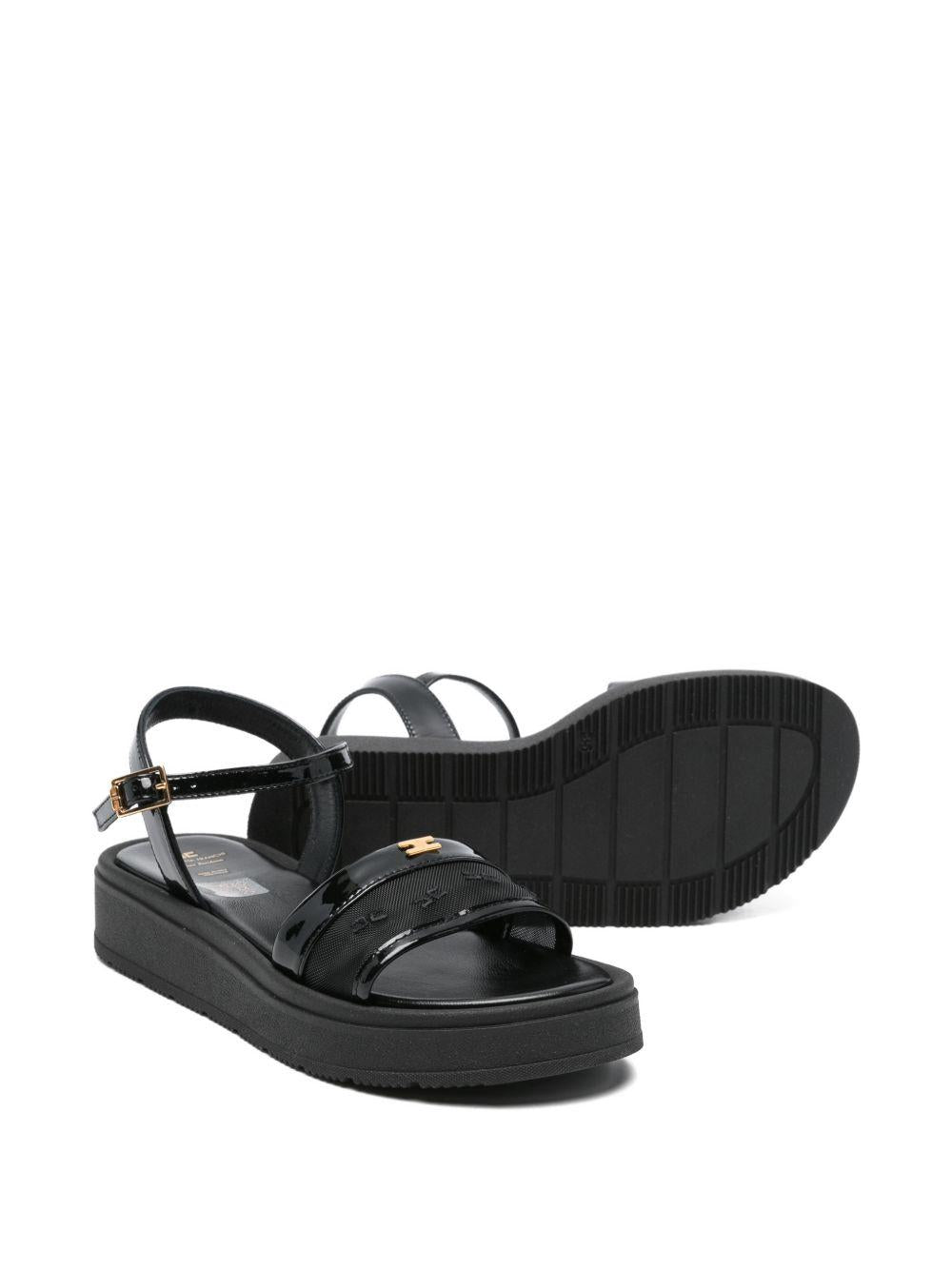 Sandali nere per bambina F4A2E05951921 999 Elisabetta Franchi Kids 