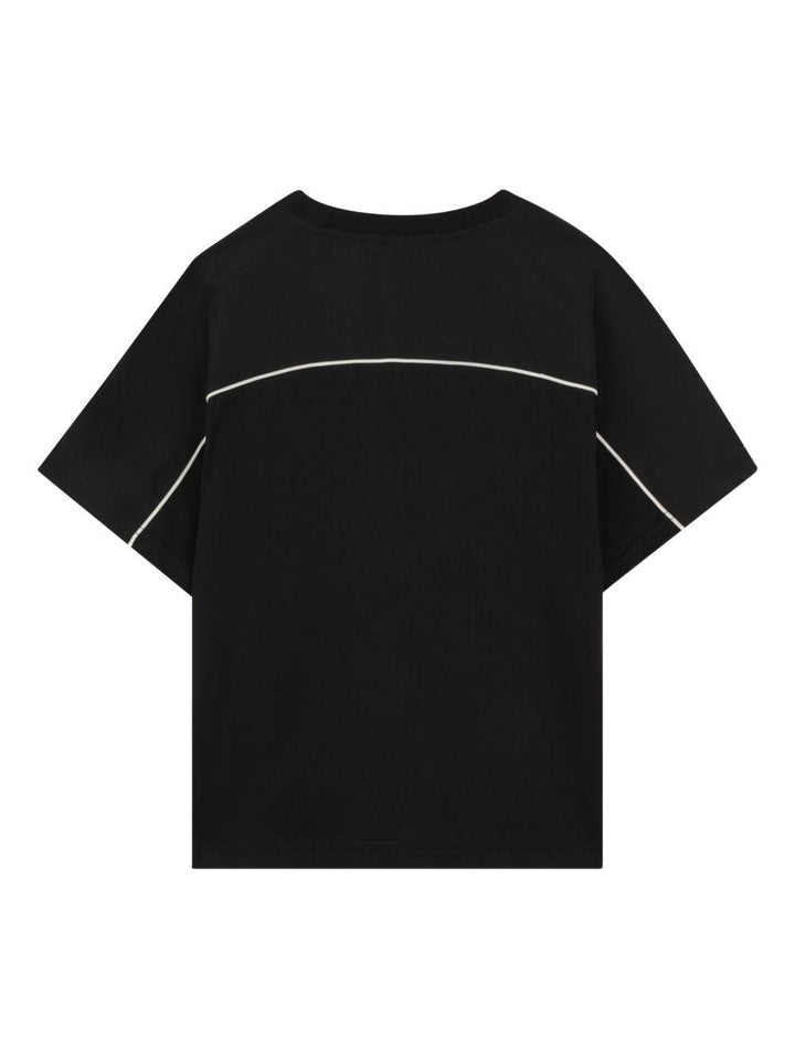T-shirt nera per bambino K61682 09B Kenzo Kids 