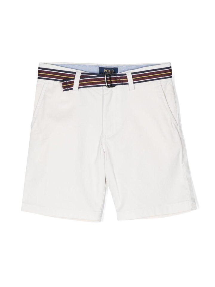 Bermuda bianca per bambino 322863960 013 Ralph Lauren Kids 