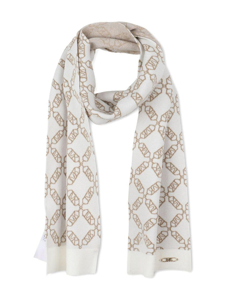 Sciarpa bianca/oro per bambina R30536 117 Michael Kors Kids 