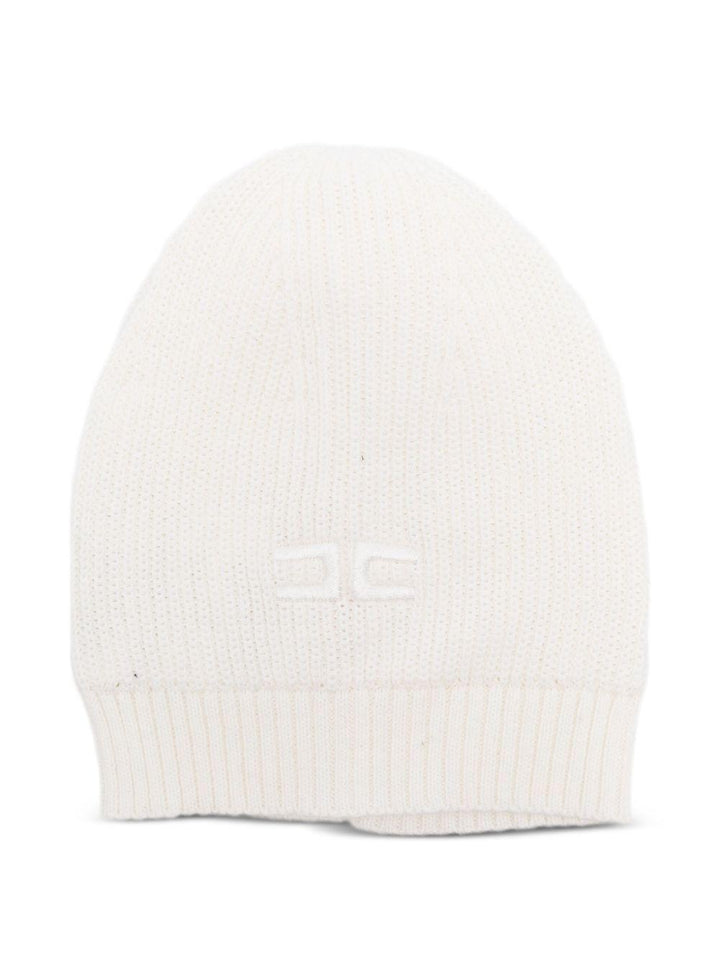 Cappello bianco per neonato ENCP071CFL061 0000 Elisabetta Franchi Kids 
