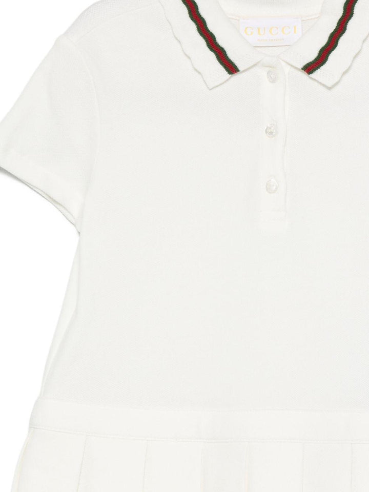 Abito bianco per neonata 852838XJHRS 9024 Gucci Kids 