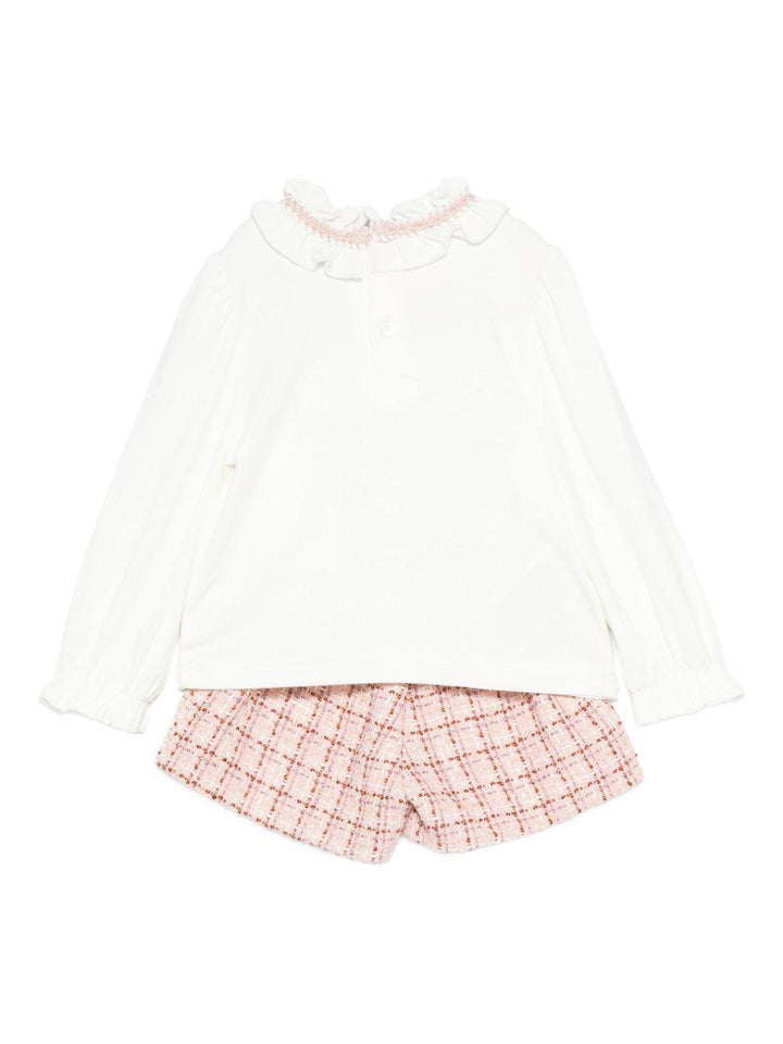 Completo bianco/rosa per bambina 5710 008 Abel & Lula 