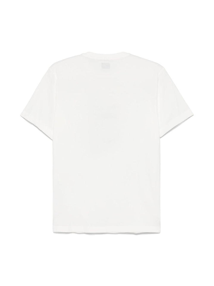 White t-shirt for boys with logo