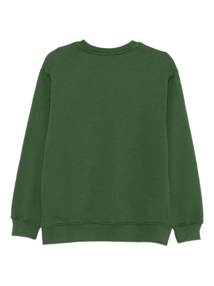 Felpa verde per bambino F5MSJUSW018 MS039 Msgm Kids 