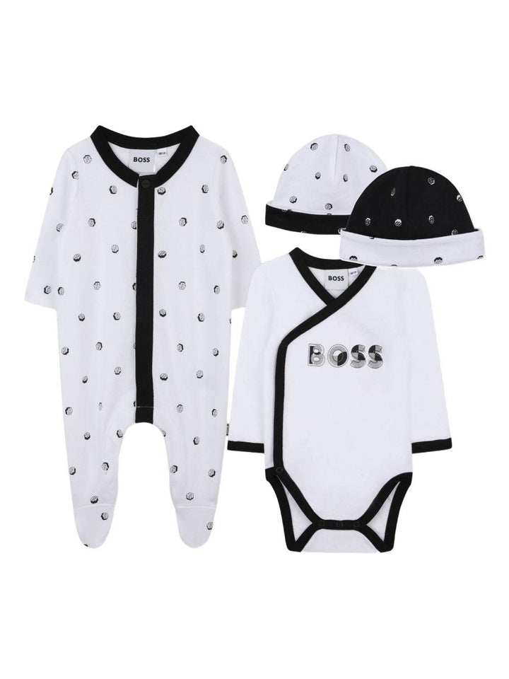 Tutina bianco/blu per neonato J52492 10P Boss Kids 