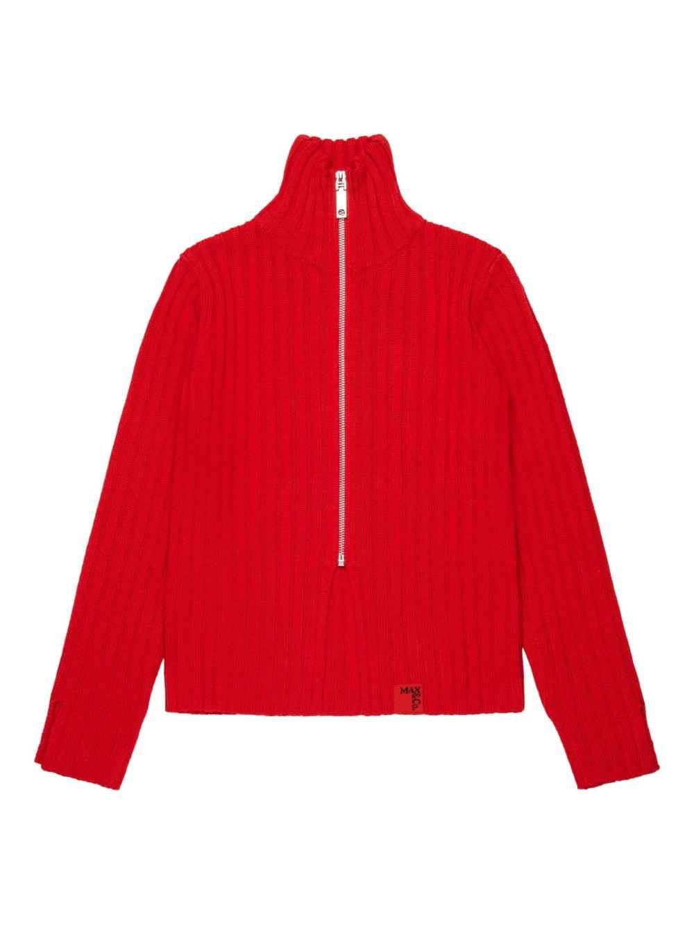 Maglione rosso per bambina MX0238MX00F MX400 Max&co Kids 