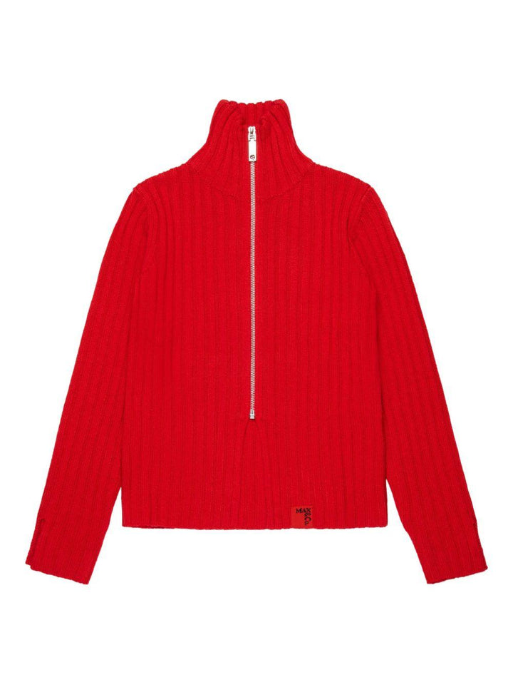 Maglione rosso per bambina MX0238MX00F MX400 Max&co Kids 