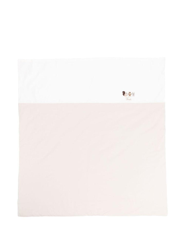 Coperta beige/bianca per neonato BUJ313ST8 F19J5 Fendi Kids 