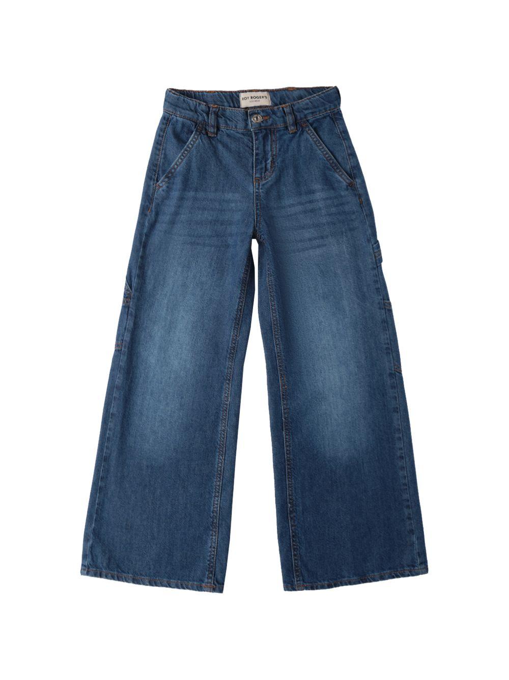 Jeans blu per bambina 16500 7014 Roy Rogers Kids 