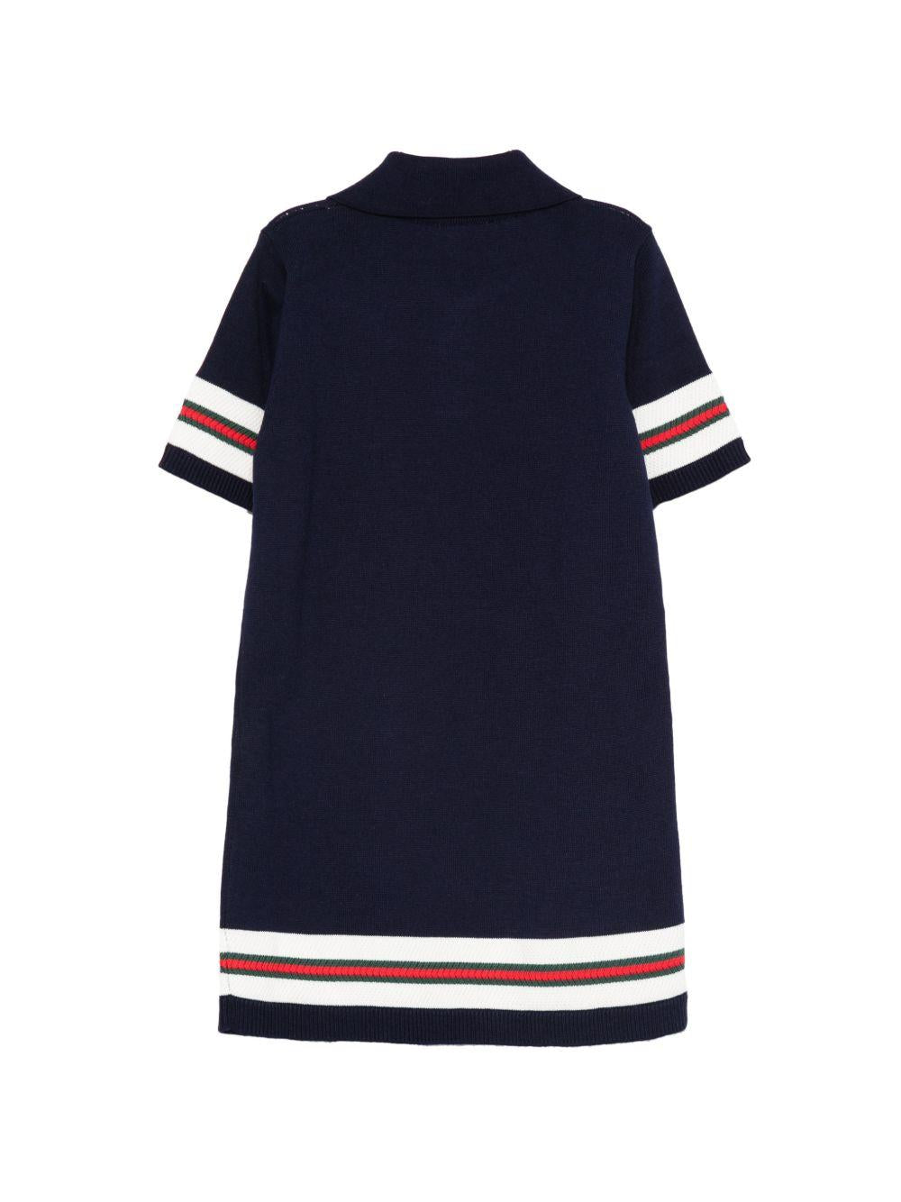 Abito blu per bambina 852794XKFDC 4044 Gucci Kids 