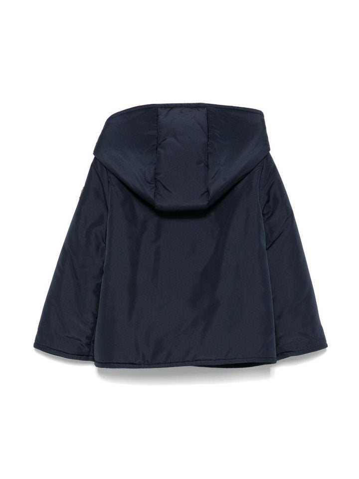 Blue oxford coat for baby