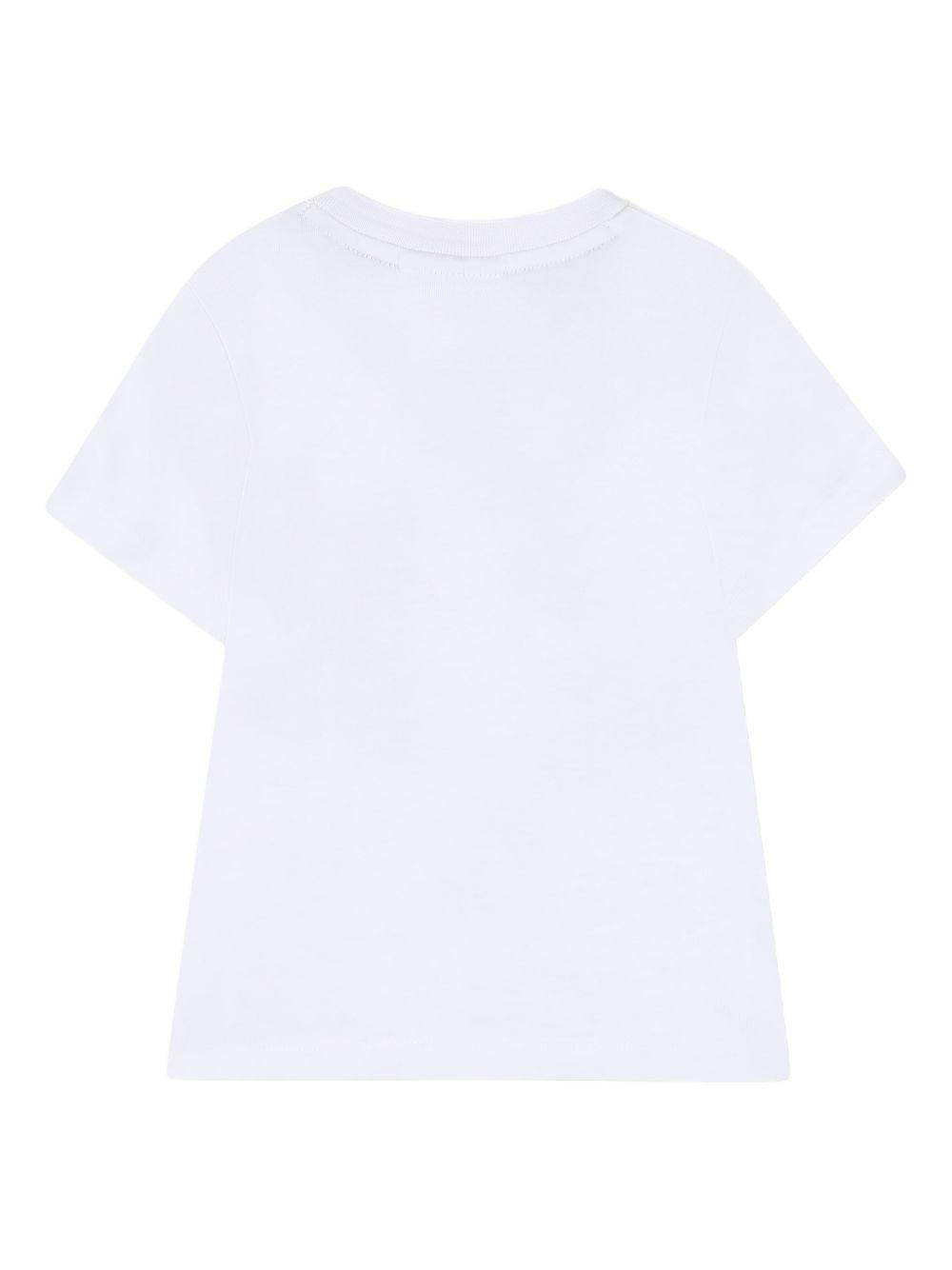 T-shirt bianco per neonato J52882 10P Boss Kids 