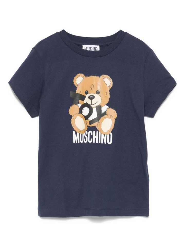 T-shirt blu navy per bambino