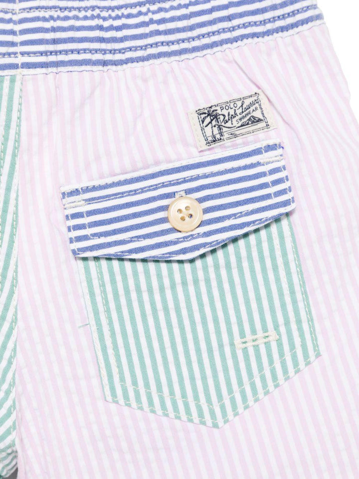 Costume blu/rosa/bianco per bambino