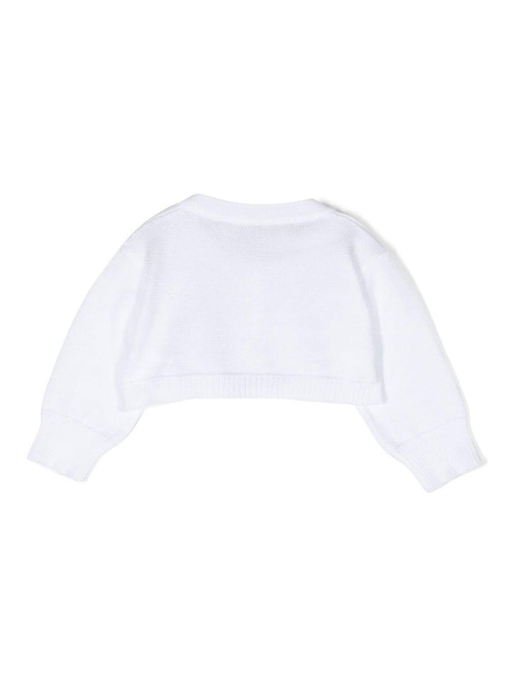 Cardigan bianco per neonata