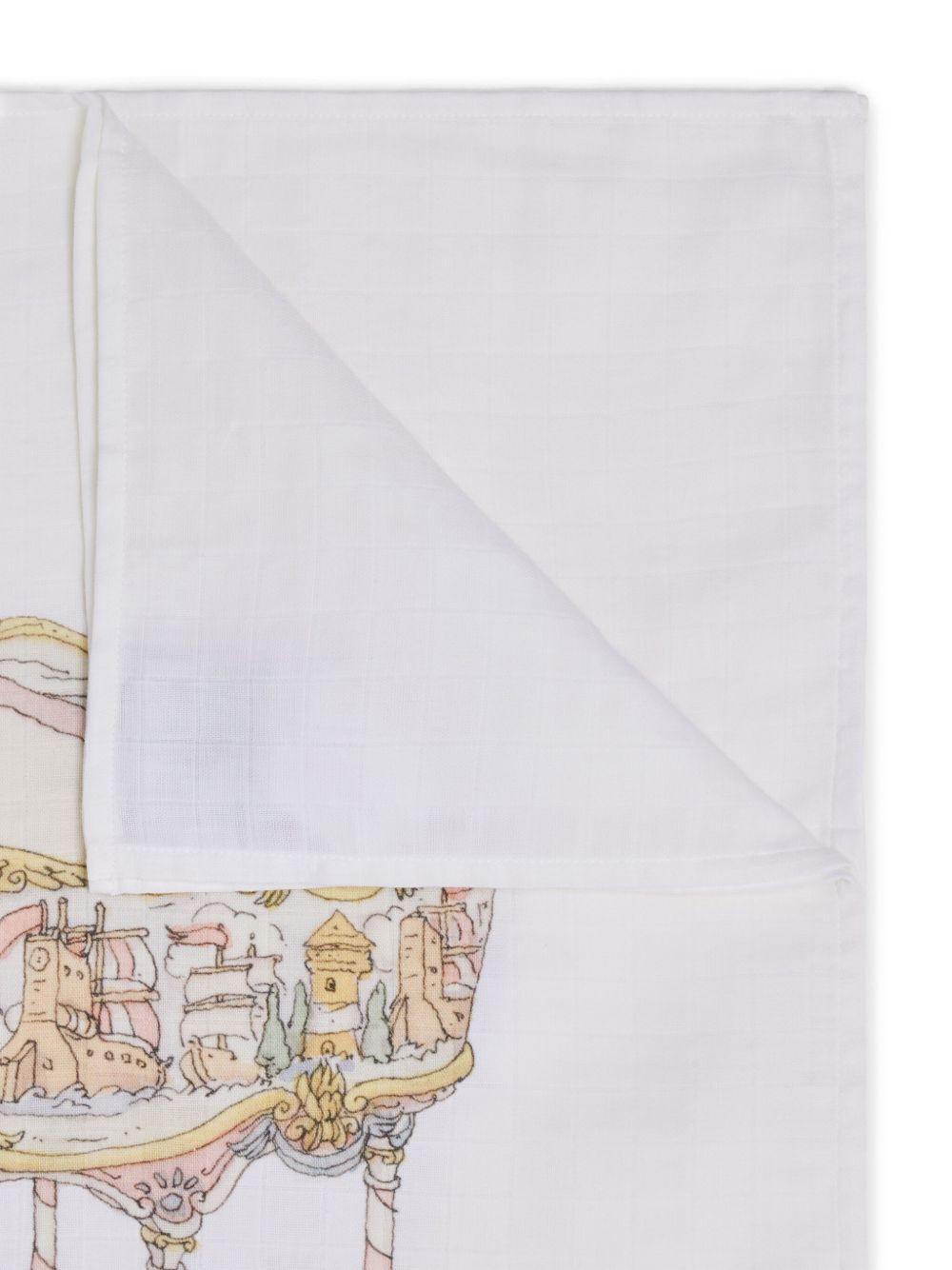 Coperta bianca per neonato CACQCARP PU Atelier Choux 